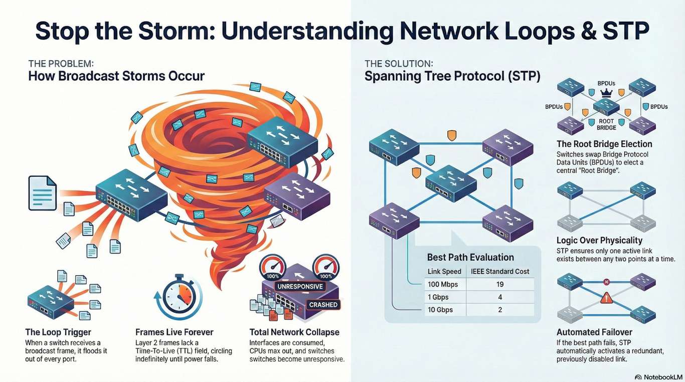 Spanning Tree Protocol (STP) - The Cipher Journal